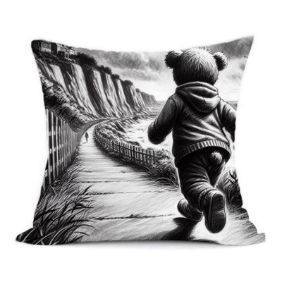 Abstract Reversible Throw Pillow