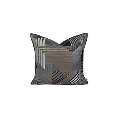 Geometric Reversible Throw Pillow