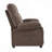 160°Recliner Chair For Elderly Seniors-Manual Push Back Reclining Chair With 8-Point Massage & Heating, Plush Chenille Fabric & Remote Control, Side Storage Pockets For Living Room, Bedroom-43211348
