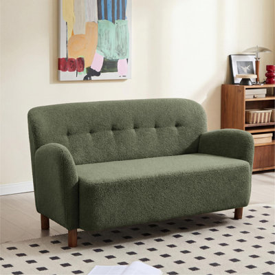 59'' W Modern Upholstery Teddy Sofa Loveseat