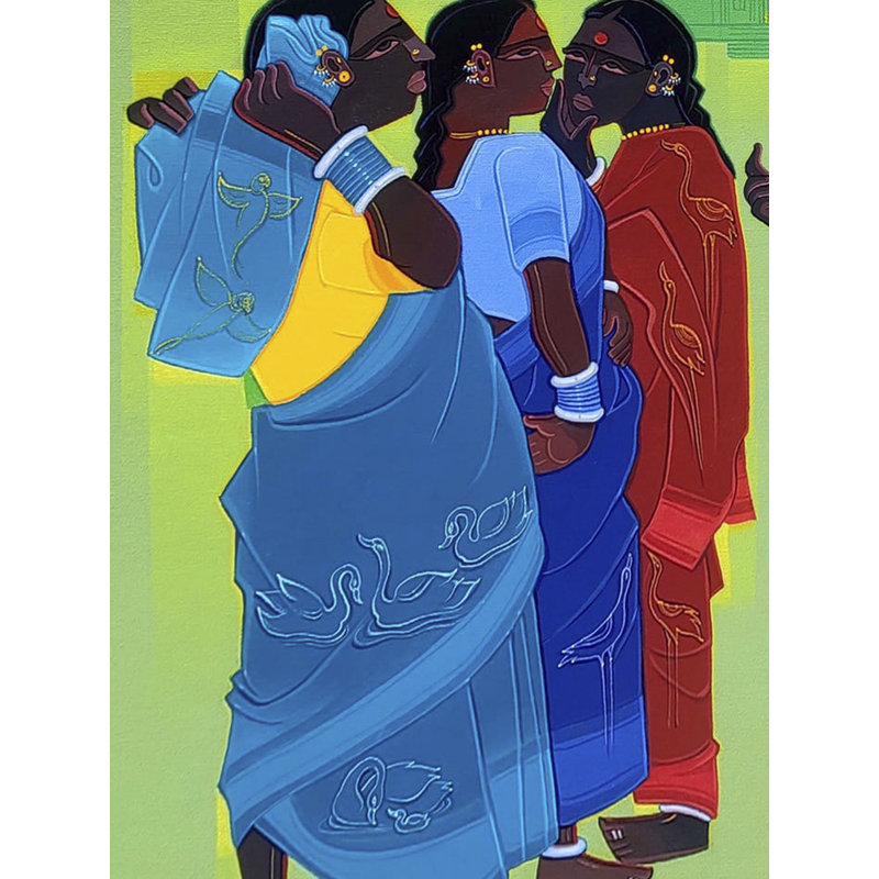 Se réunir | Acrylique sur toile | Par Tailor Srinivas