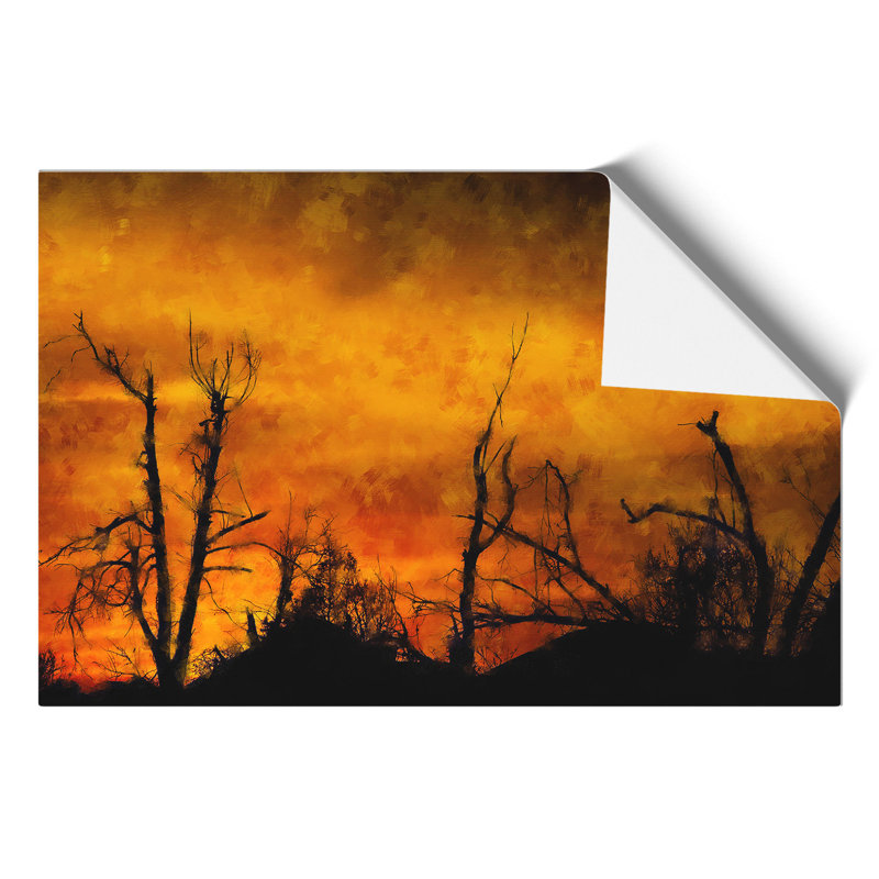 Oklahoma Sunset - Unframed Graphic Art, 30cm H x 42cm W x 0.1cm D