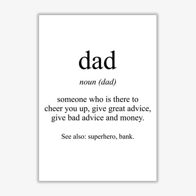 Dad - Print