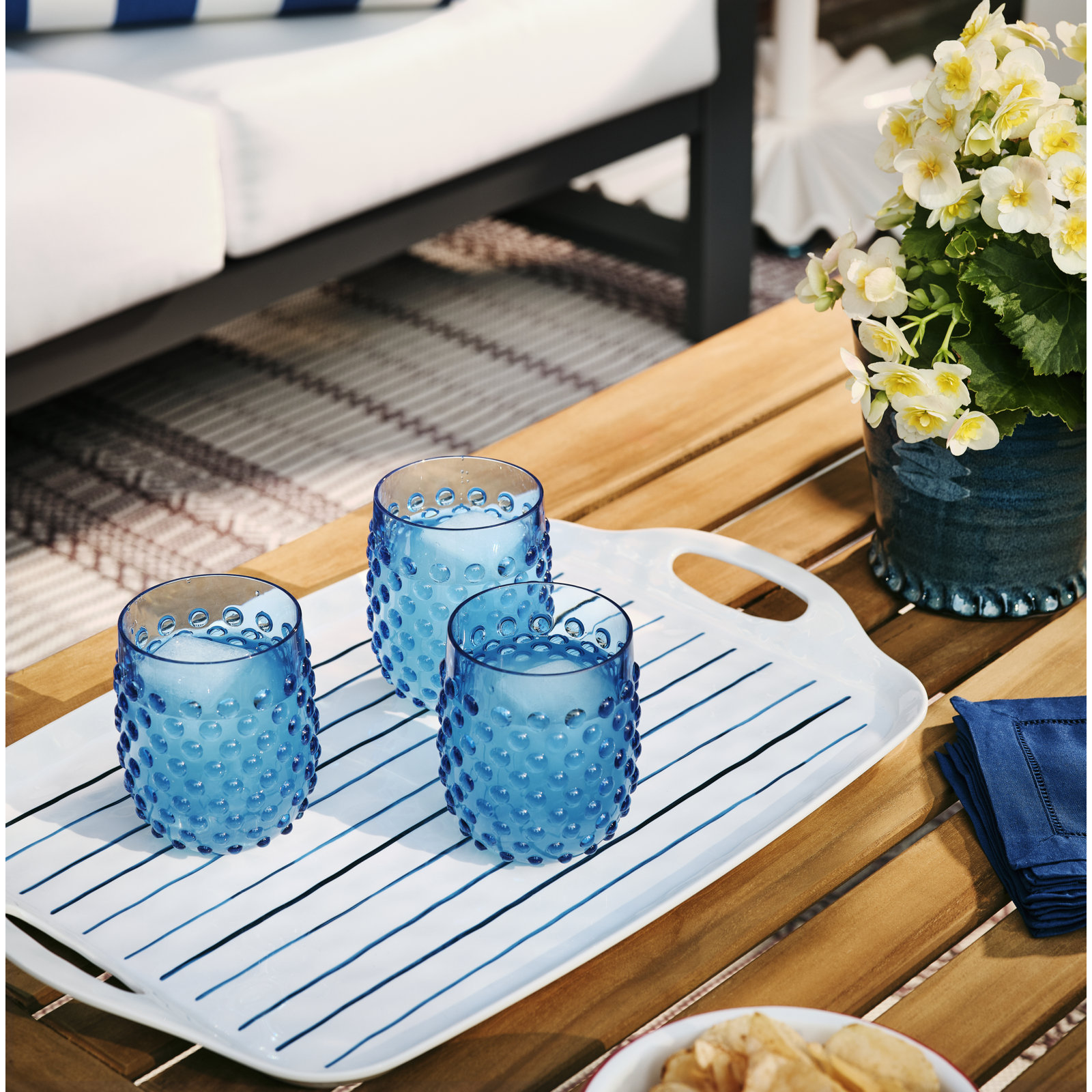 Blue Bay Melamine Platter