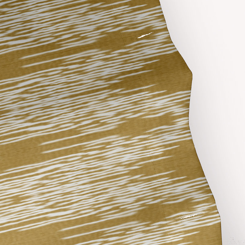 Avalon Geometric Shower Curtain, Gold