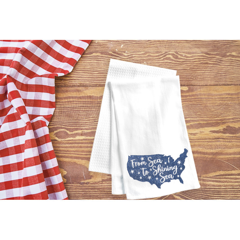 Serviette de cuisine Sea to Shining Sea USA