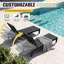 Chaise longue d'extérieur Tellie-877548184