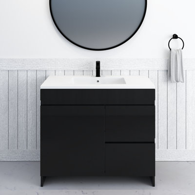 Waelyn 36'' Single Bathroom Vanity with Acrylic Top