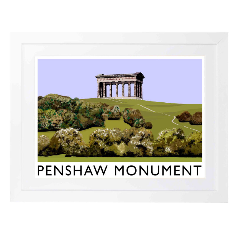 Richard O'Neil - Print, White Wood Frame, 33.5 cm H x 43.5 cm W x 2.2 cm D