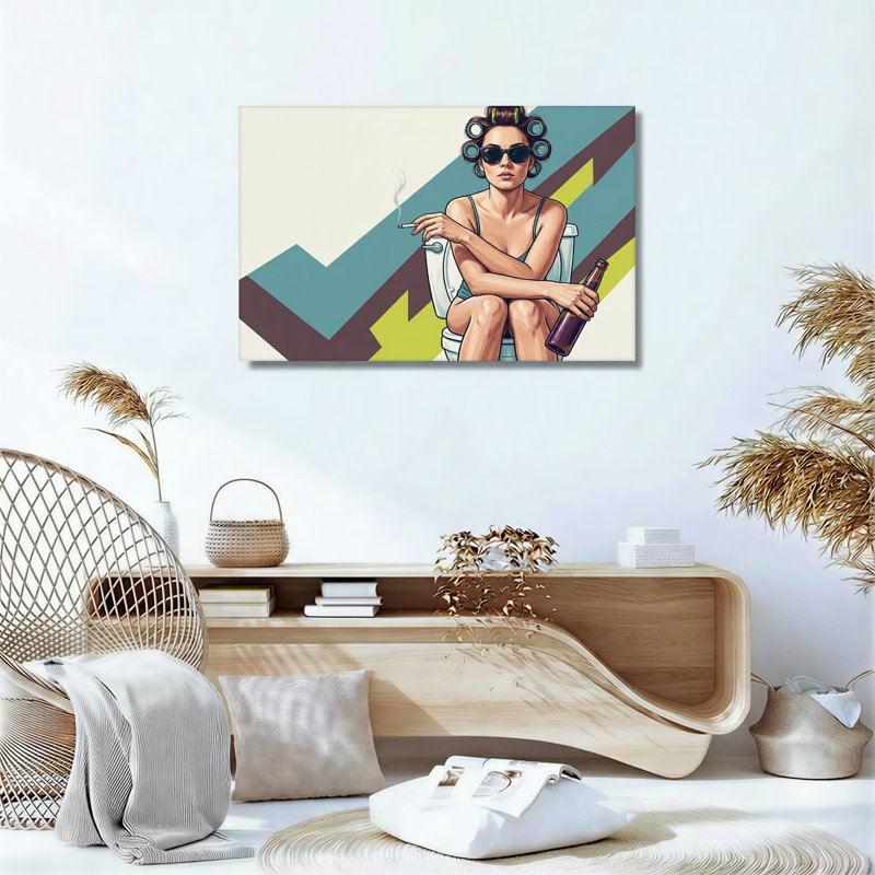 Art mural sur toile Pop Art, 28"H x 40"W