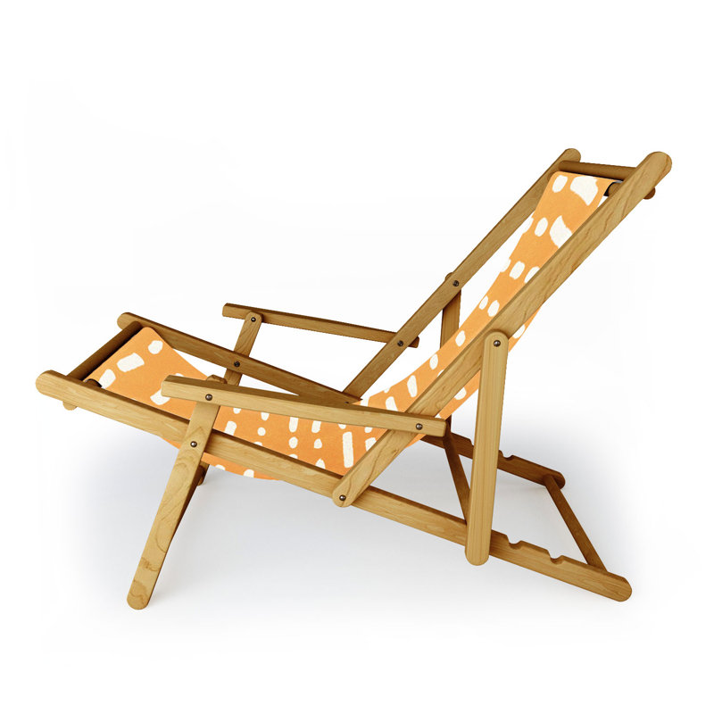 Chaise longue pliante inclinable Giana