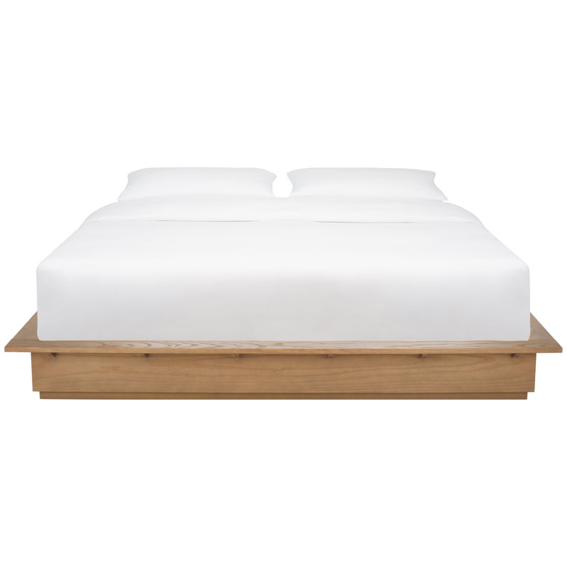 Celesia Wood Bed Frame, King, Natural