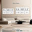 «Crazy Loud Love Family» - Toile tendue 3 pièces-1243849023
