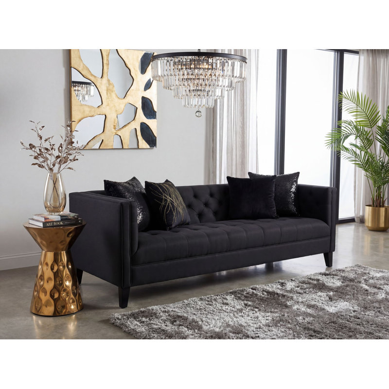 Silver Aluminium Lounge Side Table, Gold