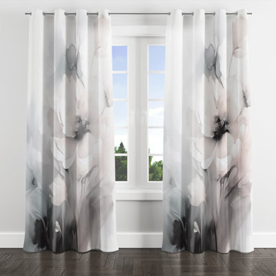 Andzela - Traditional Grommet Curtain - Velvet Room Darkening - 1 panel