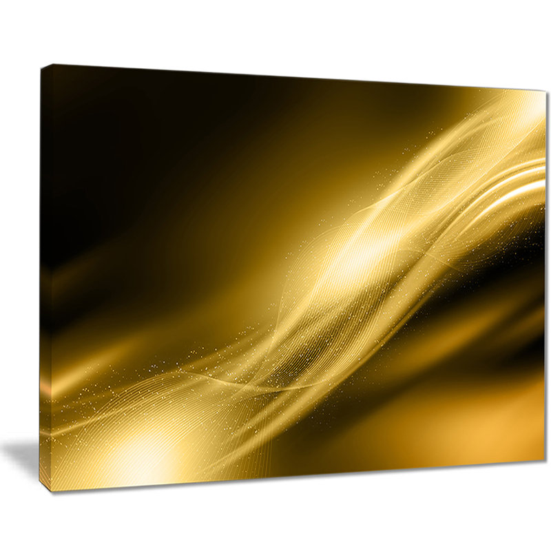 «Sparkle Gold Texture», impression sur toile tendue, H 30 po x l 40 po x P 1 po