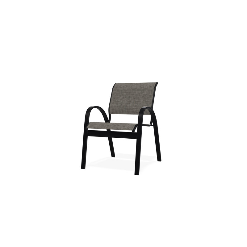 Chaise de café Aruba II, Noir, Tempête