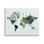 «Green Toned World Map» par Grace Popp, impression sur toile tendue