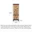 Meuble-lavabo pour chambre à coucher en bois massif American Country