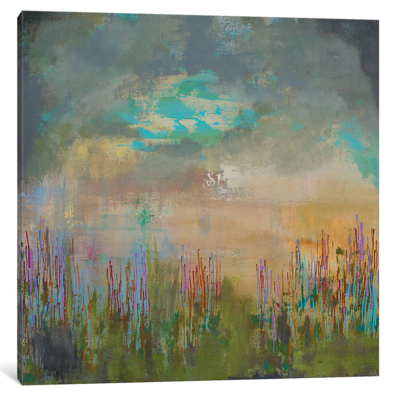 « it va on like this forever », reproduction d’art sur toile, H 12 po x l 12 po x P 0,75 po, Toile tendue, Pas de tapis