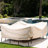Dining Cover - Keep Your Furniture In Good Condition. Waterproof, Beige. 94.86"D X 73.72"W 29.54"H. 100% Waterproof Fabric To Shape. Beige, 95"D 72"W 30"H. No Assembly.