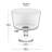 Libbey Selene Footed Glass Trifle Bowl, 9-inch