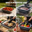 Baignoire de préparation multifonctionnelle pliable pour barbecue avec planche à découper 9 pièces Feasto-123125601