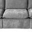 Fauteuil d'appoint modulaire sans accoudoirs, siège central simple avec structure en fer léger et housse-132433680