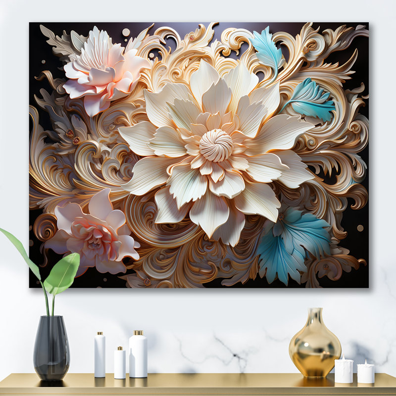 «Sacred Hinduism Oms Ethereal Opal», reproduction, Toile tendue, H 24 po x l 32 po x P 1 po