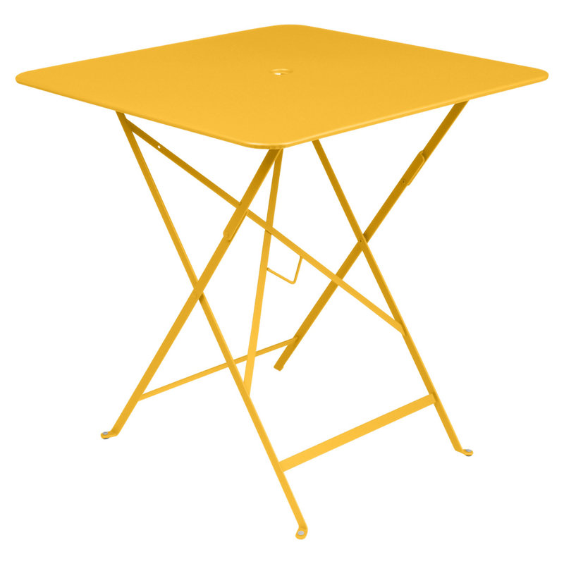 Table de salle à manger en acier, H 29 po x L 22,5 po x l 22,5 po, Coton