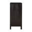 Coffre à média noir pour chambre G2450 - Panneau de particules avec supports intérieurs et latéraux en bois manufacturé