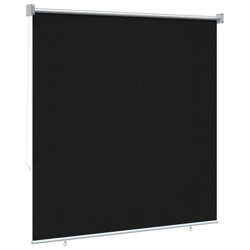 Roller shade, Black, 145 cm W x 140 cm L