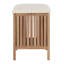 Edward Solid Wood Accent Stool