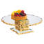 Harper Gold Raw Edge Cake Stand-799070665