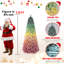 Arbre de Noël en PVC floqué 6 pi 6 pi-866835959
