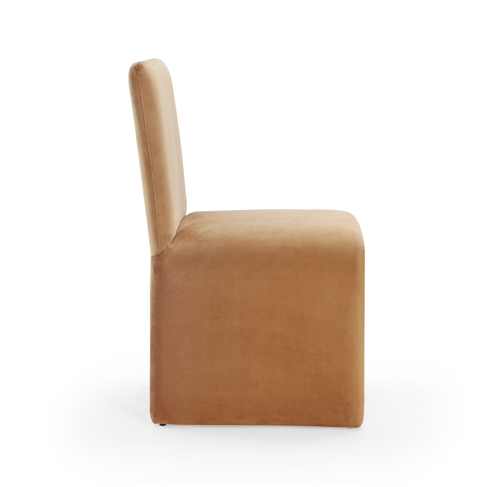 Odelia Velvet Dining Chair, Whiskey