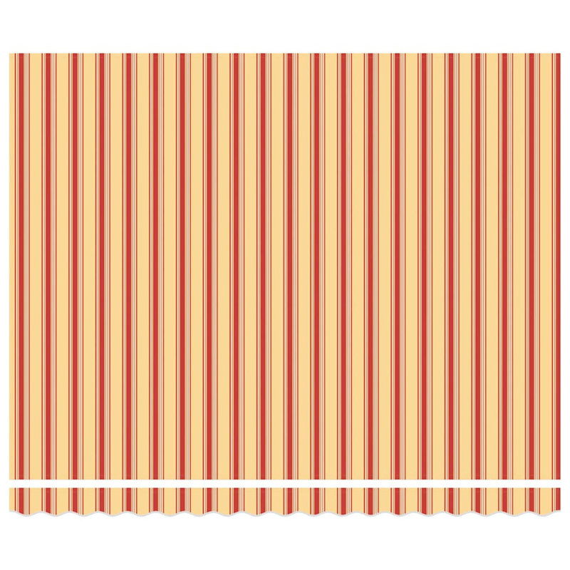 Retractable Awning, Orange, 400 cm W x 350 cm D