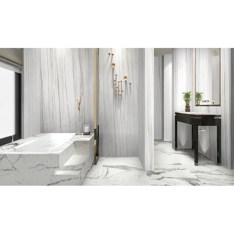Marble 60" x 30" Porcelain Marble Look Wall & Floor Tile