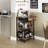 Chrisy 21.65'' W Metal Shelving Unit with Wheels