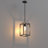 1-Light Square / Rectangle Kitchen Island Lantern Pendant Light Aluminum Single Pendant-1668708478