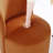 Upholstered Modern Orange Velvet Side Dining Chair-721396098