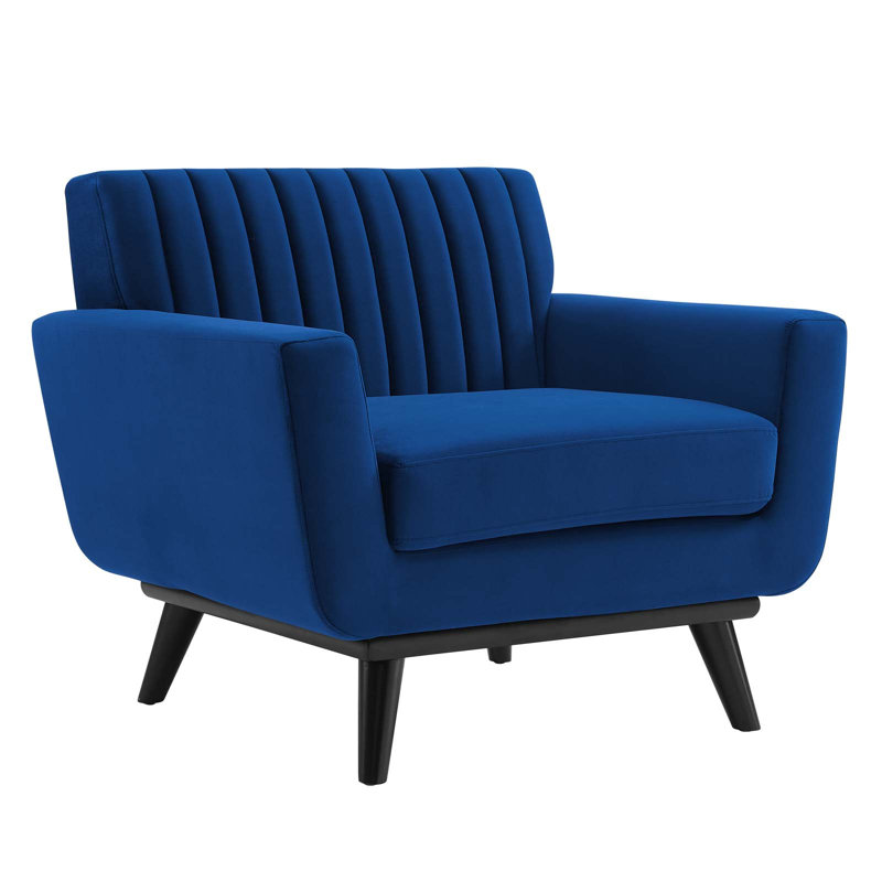 Fauteuil de 35,5 po de largeur Engage, Bleu marine