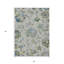 Tapis d'intérieur / extérieur taupe bleu marine et bleu denim lavable 3 pi x 5 pi HomeRoots