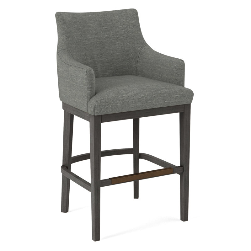 Upholstered Stool, 61606-88, Espresso
