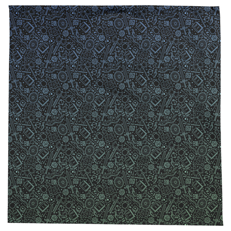 Leffel RPG Pattern Tablecloth, Blue/Green