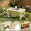 Semicircular Round Outdoor Bench (Only Including Patio Dining Chair)