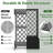 Shandia Metal Planter Box with Trellis-285982467-285982717