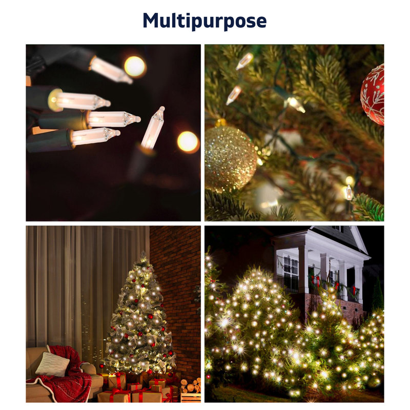  100 Bulb Fairy Warm Lights String Bulbs