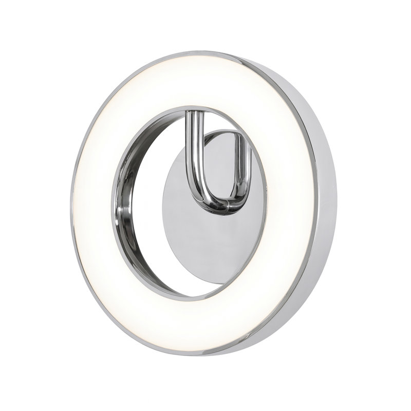 Une applique à DEL de 10 po - chrome poli, Chrome poli