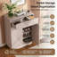 12 - Pair Solid Wood Shoe Storage Cabinet-136069692